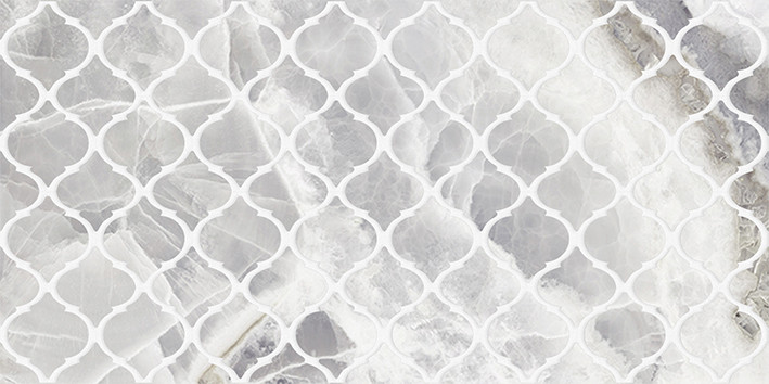 Plazma Nuance Декор серый 30х60