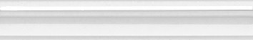 Марсо Бордюр Багет белый обрезной BLC017R 5х30