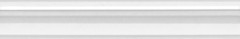 Марсо Бордюр Багет белый обрезной BLC017R 5х30