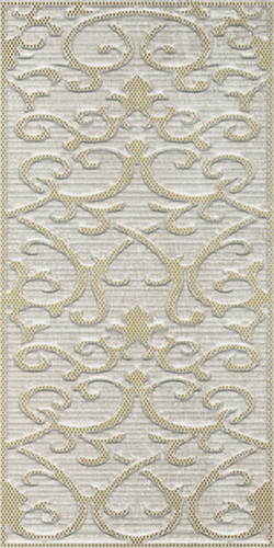 Deja Vu Gold White Декор Damask (K941991) 30x60