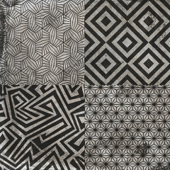 Rust Декор G-185/M/d01/40x40 черный