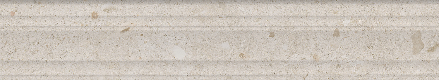 Риккарди Бордюр бежевый матовый структура обрезной BLF011R 40x7,3