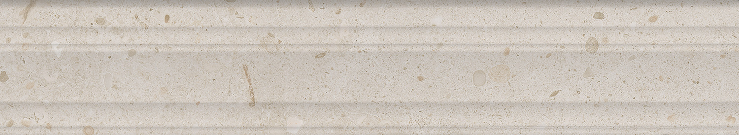 Риккарди Бордюр бежевый матовый структура обрезной BLF011R 40x7,3