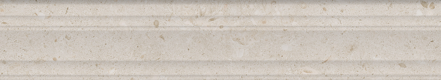 Риккарди Бордюр бежевый матовый структура обрезной BLF011R 40x7,3