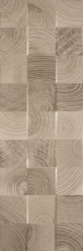 Daikiri Brown Wood Kostki Struktura Плитка настенная 25х75