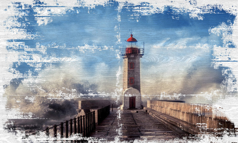 Марсель 7 Панно Маяк 100х60 (компл. из 6-ти плиток)
