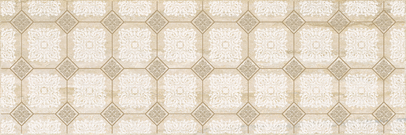 Glossy Декор бежевый 20х60