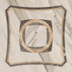 Портофино белый вст. интарсио 45х45