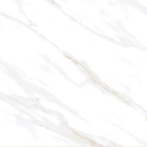 Calacatta Clarity Gold Керамогранит белый 80х80 Матовый