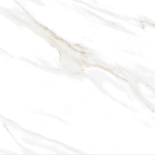 Calacatta Clarity Gold Керамогранит белый 80х80 Матовый