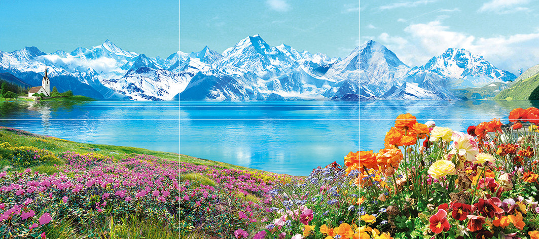 Alps P6D246 Панно из 6-ти плиток 90х40