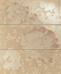 Дизайер Шампань Флауэр С3 Панно комплект из 3 плиток 600х500 мм - 2 шт