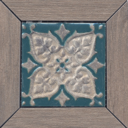 Меранти Вставка пепельный мозаичный ID62 13х13