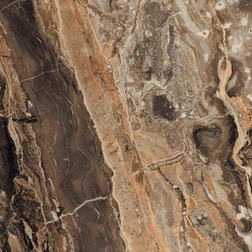 GR104 Керамогранит Richter brown High glossy 60*60см 1,44м2