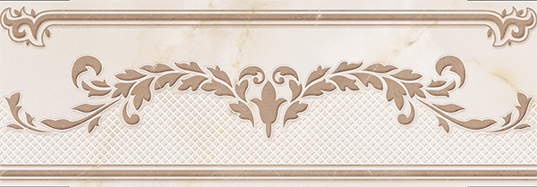 Visconti Бордюр бежевый 03 8,5х25