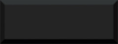 Бельканто Плитка настенная черный грань 15081 15х40