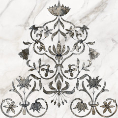 Каррара 1 Декор напольный тип 2 50х50