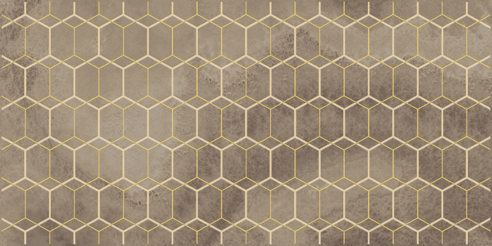 Prime Декор коричневый 25х50