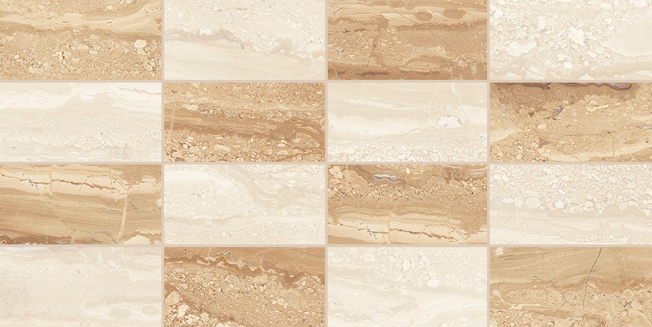 Arena Плитка настенная мозаика бежевый 08-00-11-491 20х40