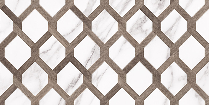 Blanco Плитка настенная белый узор 08-00-01-2677 20х40