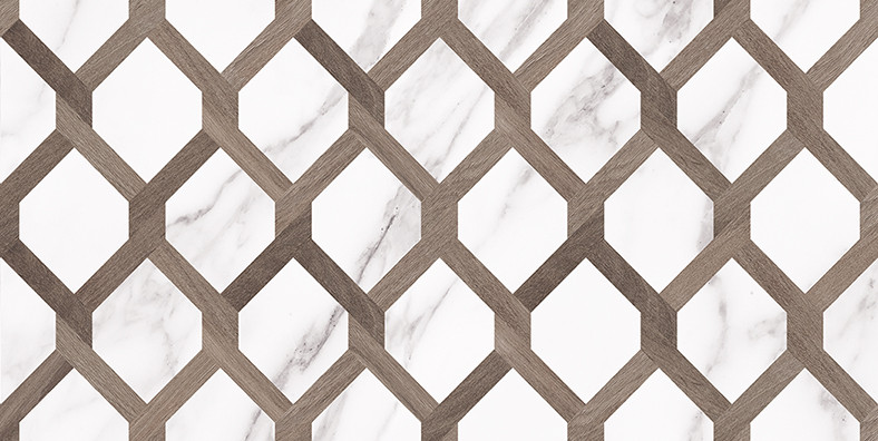 Blanco Плитка настенная белый узор 08-00-01-2677 20х40