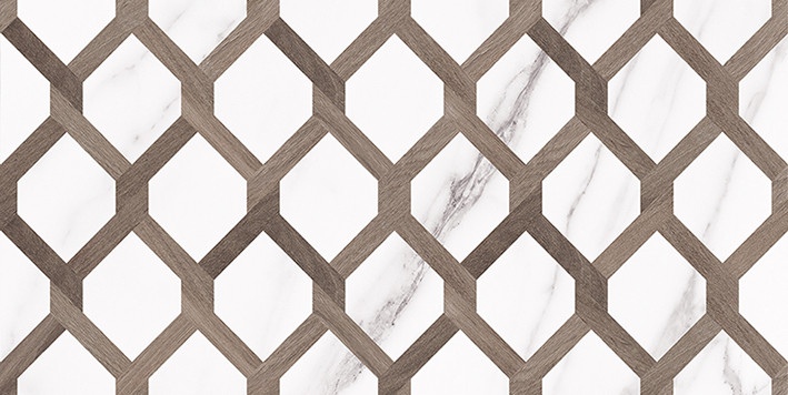 Blanco Плитка настенная белый узор 08-00-01-2677 20х40