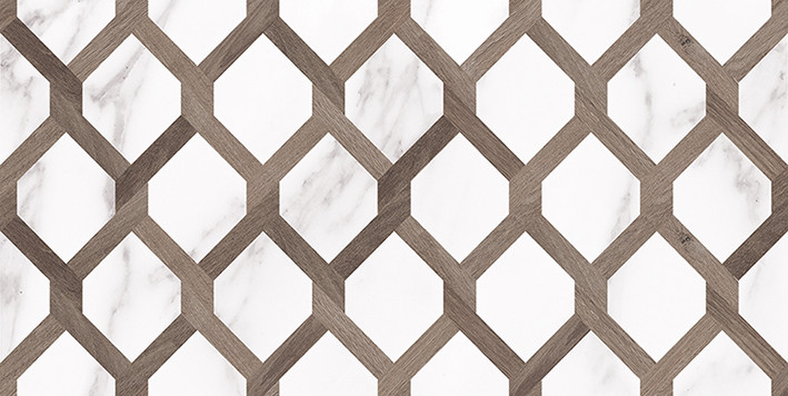 Blanco Плитка настенная белый узор 08-00-01-2677 20х40