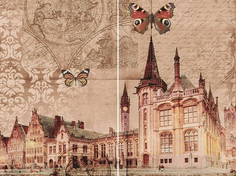 Voyage Панно P2-2D179 40х30 (из 2-х пл.)