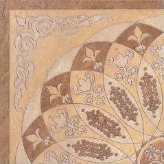 Монтаньоне 1\\4 Розона беж лаппатированный Декор HGD\\A37\\TU0031L - 420x420 мм\\4