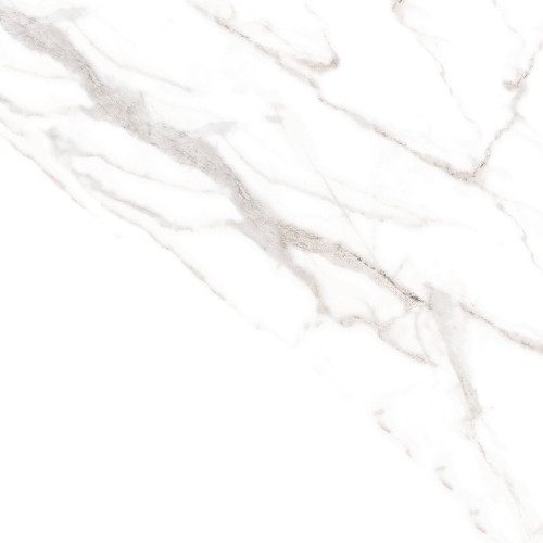 Statuario Justice Grey Керамогранит белый 80х80 Полированный