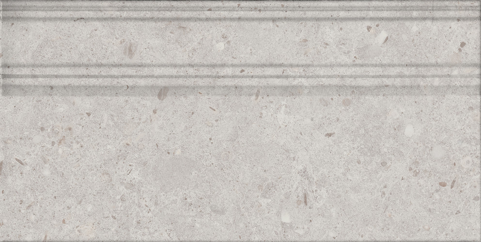 Риккарди Плинтус серый светлый матовый обрезной FME015R 20x40