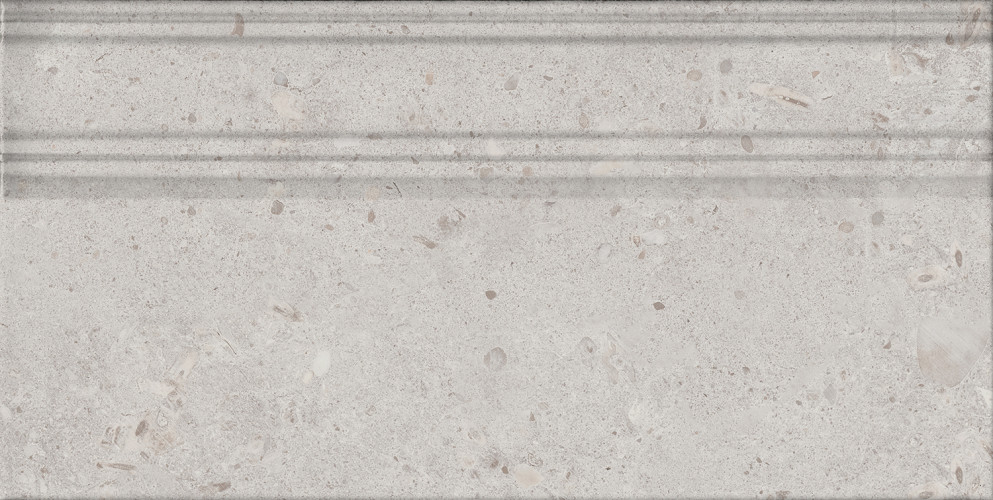 Риккарди Плинтус серый светлый матовый обрезной FME015R 20x40