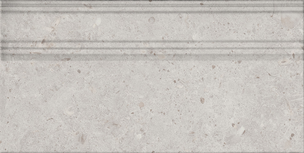 Риккарди Плинтус серый светлый матовый обрезной FME015R 20x40