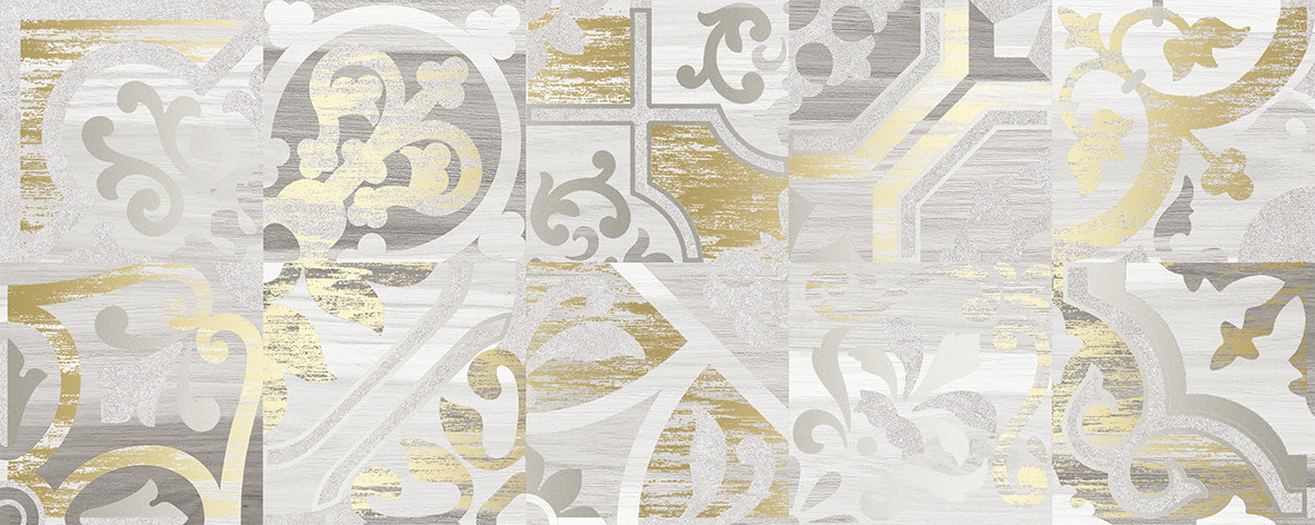 Ulivo Fresca Декор серый 20х50