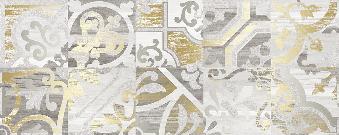 Ulivo Fresca Декор серый 20х50