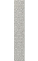 Левада Бордюр серый светлый глянцевый LSB002 7,1х40