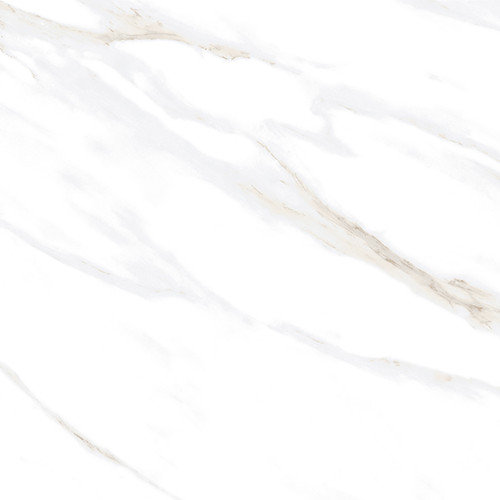 Calacatta Clarity Gold Керамогранит белый 80х80 Полированный