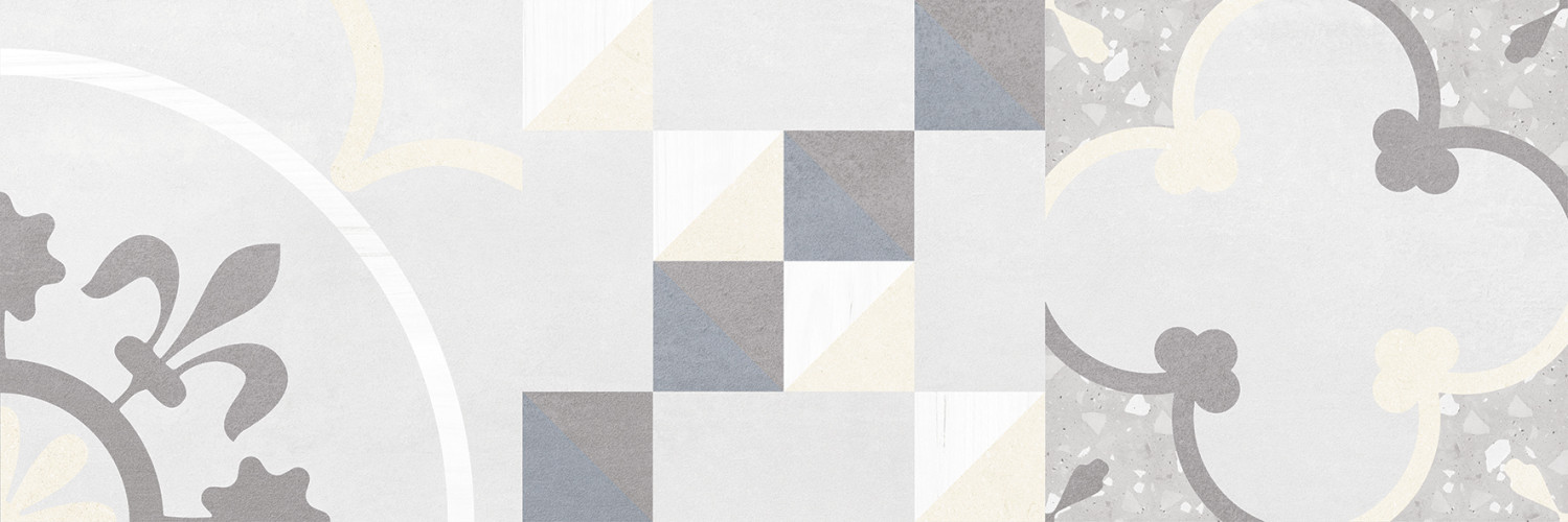 Woody Плитка настенная серый узор 25х75