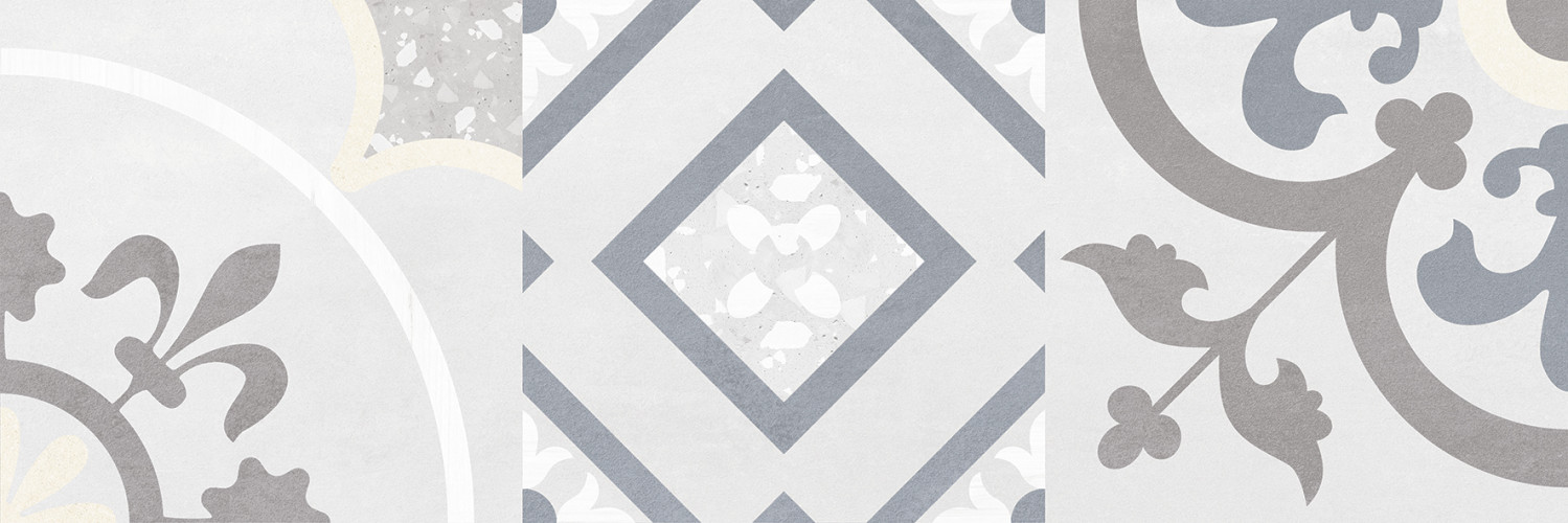 Woody Плитка настенная серый узор 25х75