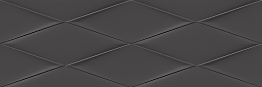 Vegas Плитка настенная рельеф черный (VGU232) 25x75