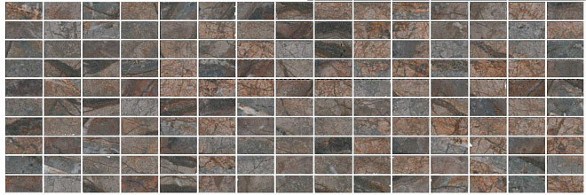 Театро Декор коричневый мозаичный MM12143 25х75