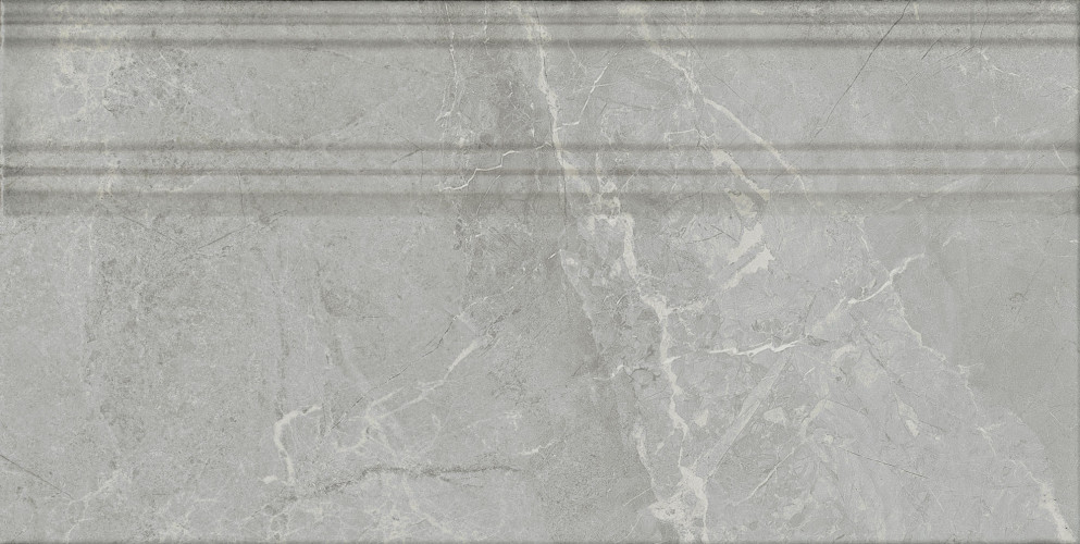 Риальто Плинтус дымчатый глянцевый обрезной FME026R 20x40