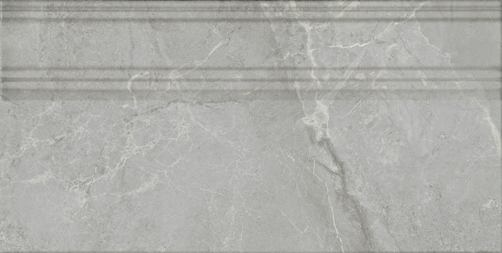 Риальто Плинтус дымчатый глянцевый обрезной FME026R 20x40