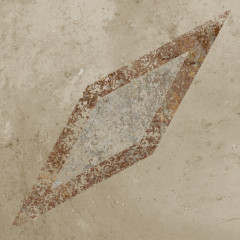 Спартель Декор 2 бежевый матовый KMD3STA036GN 9,8x9,8x0,7