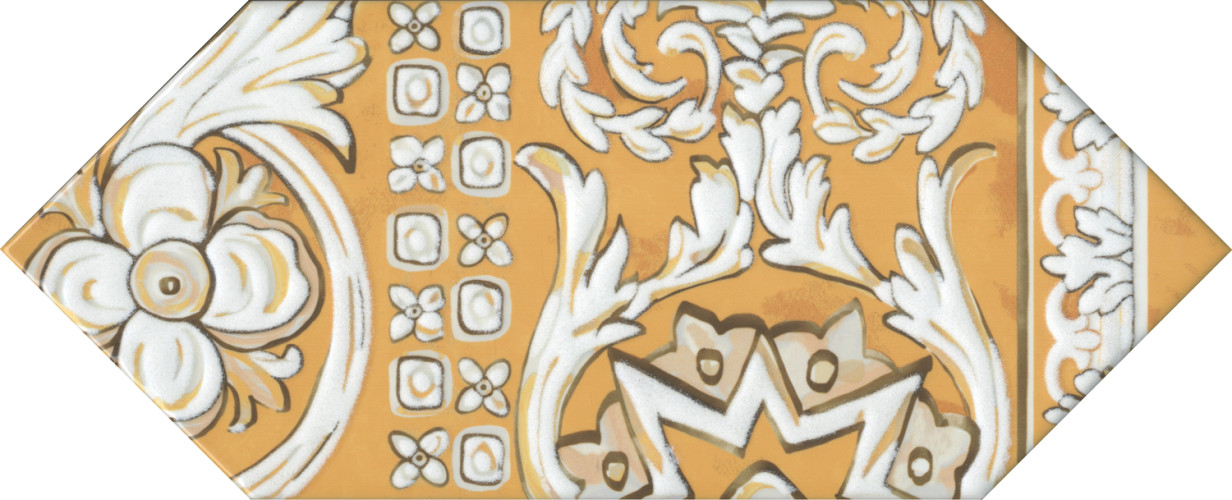 Алмаш Декор жёлтый глянцевый HGD\\B513\\35000 14х34