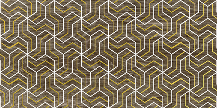 Genesis Fractal Декор коричневый 30х60