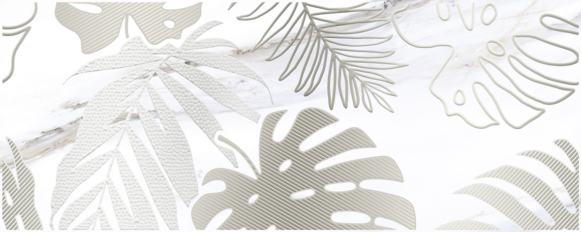 Elegance Декор-1 белый 20х50