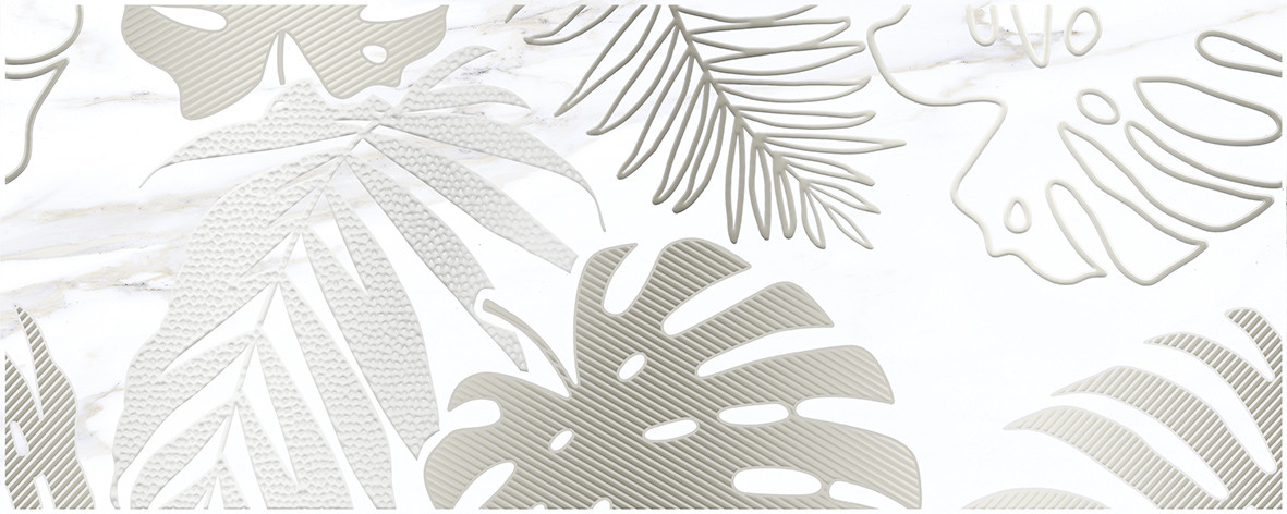 Elegance Декор-1 белый 20х50