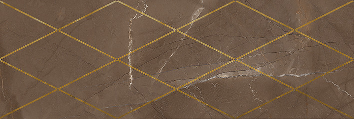 Миланезе дизайн Декор Римский марроне 1664-0147 20х60