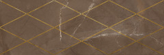 Миланезе дизайн Декор Римский марроне 1664-0147 20х60